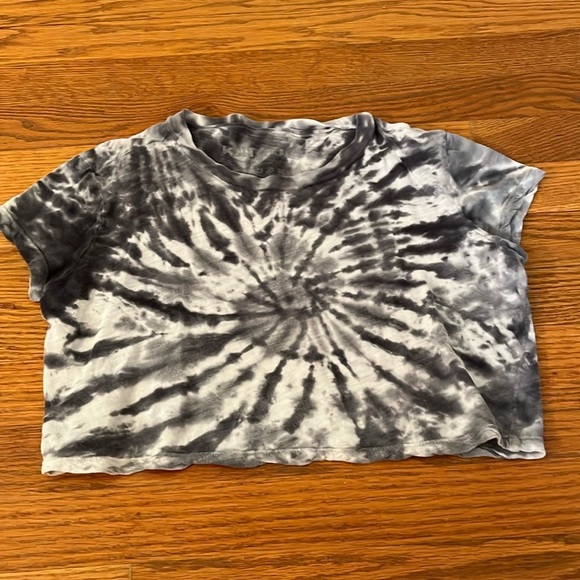 Katie J NYC Girl’s Grey Tye Dye T-Shirt Size S